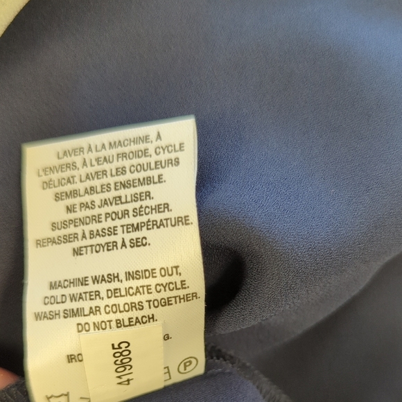 Reitmans V Neck Floral Maxi Dress Blue White XS bohemian preppy wedding classic - Picture 9 of 10